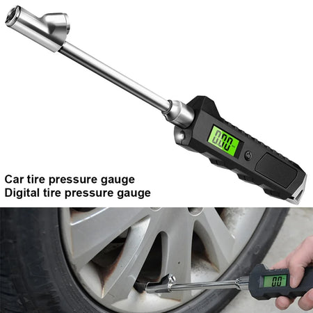 New Protable Digital Tire Gauge 230 PSI &ndash; Dual Head Design