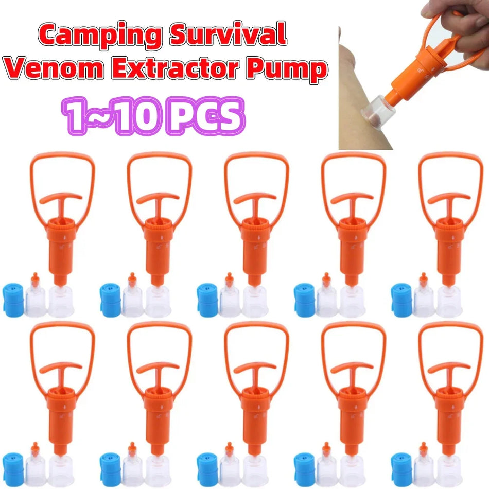 1-10PCS Venom Extractor Kit &ndash; Outdoor Survival Aid Tools