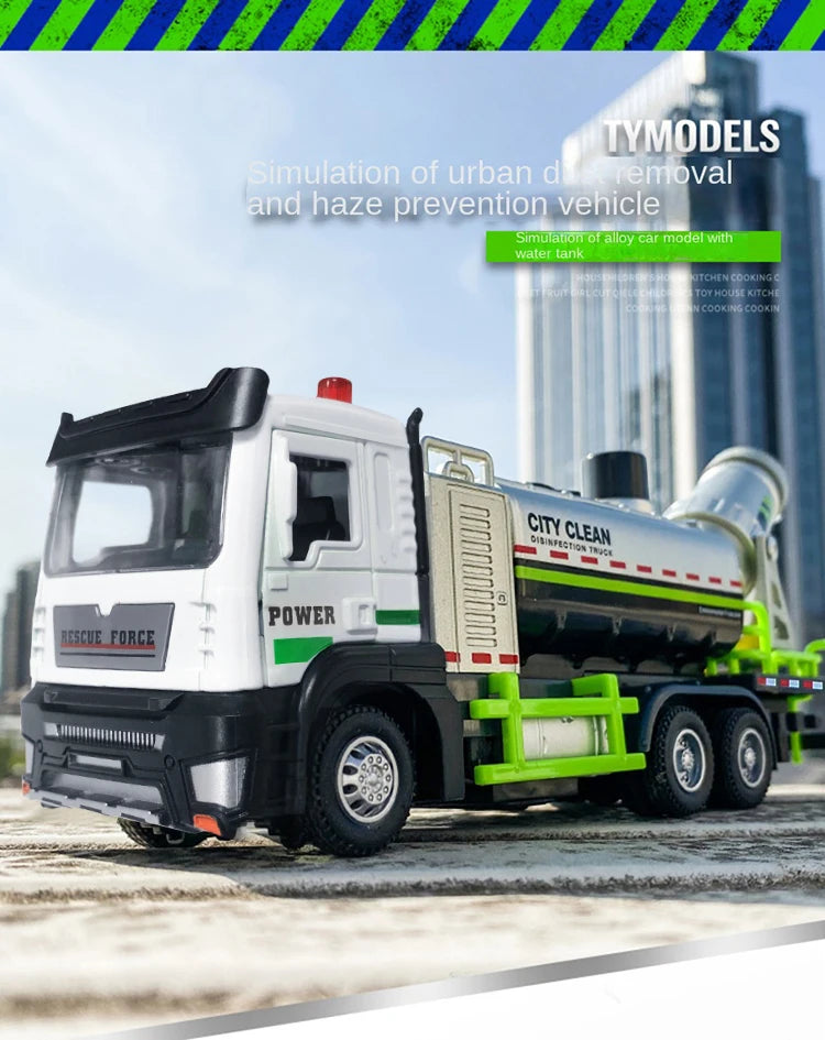 Camion turnat sub presiune din aliaj CONUSEA cu simulare, anti-ceață, cu sunet și lumini