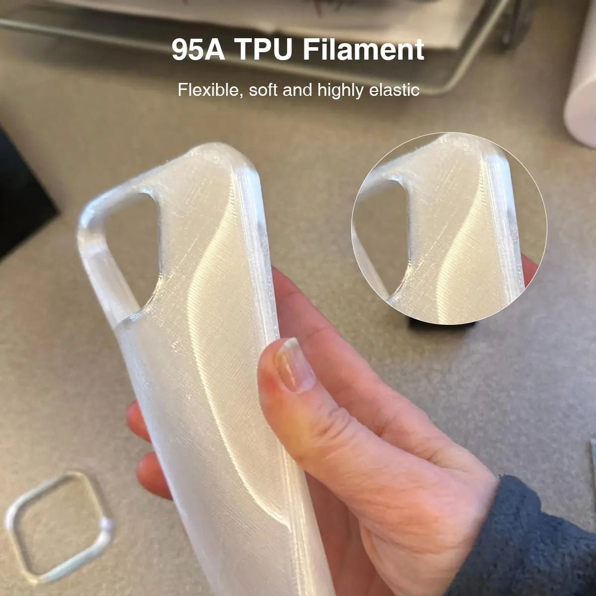 200g TPU Filament &ndash; Non-Toxic Flexible Odorless Filament