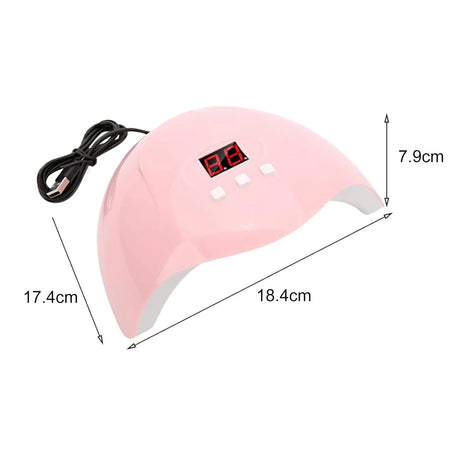 YIKOOLIN X3 Nail Lamp &ndash; Portable USB Charging, Multi Modes