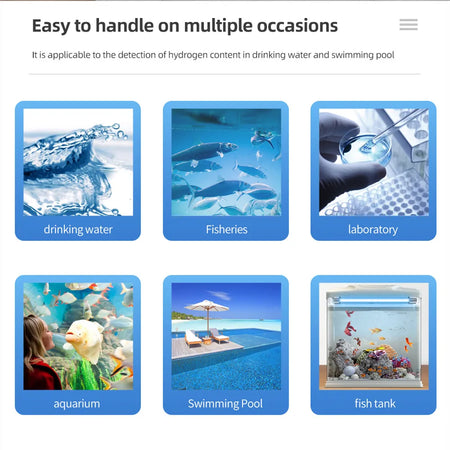 2 3 4 in 1 PH Meter ORP H2 Temp Tester &ndash; High Accuracy