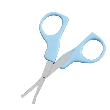 NoEnName_Null Baby Nail Care Kit &ndash; Safe Scissors and Clipper for Newborns to Kids blue scissors