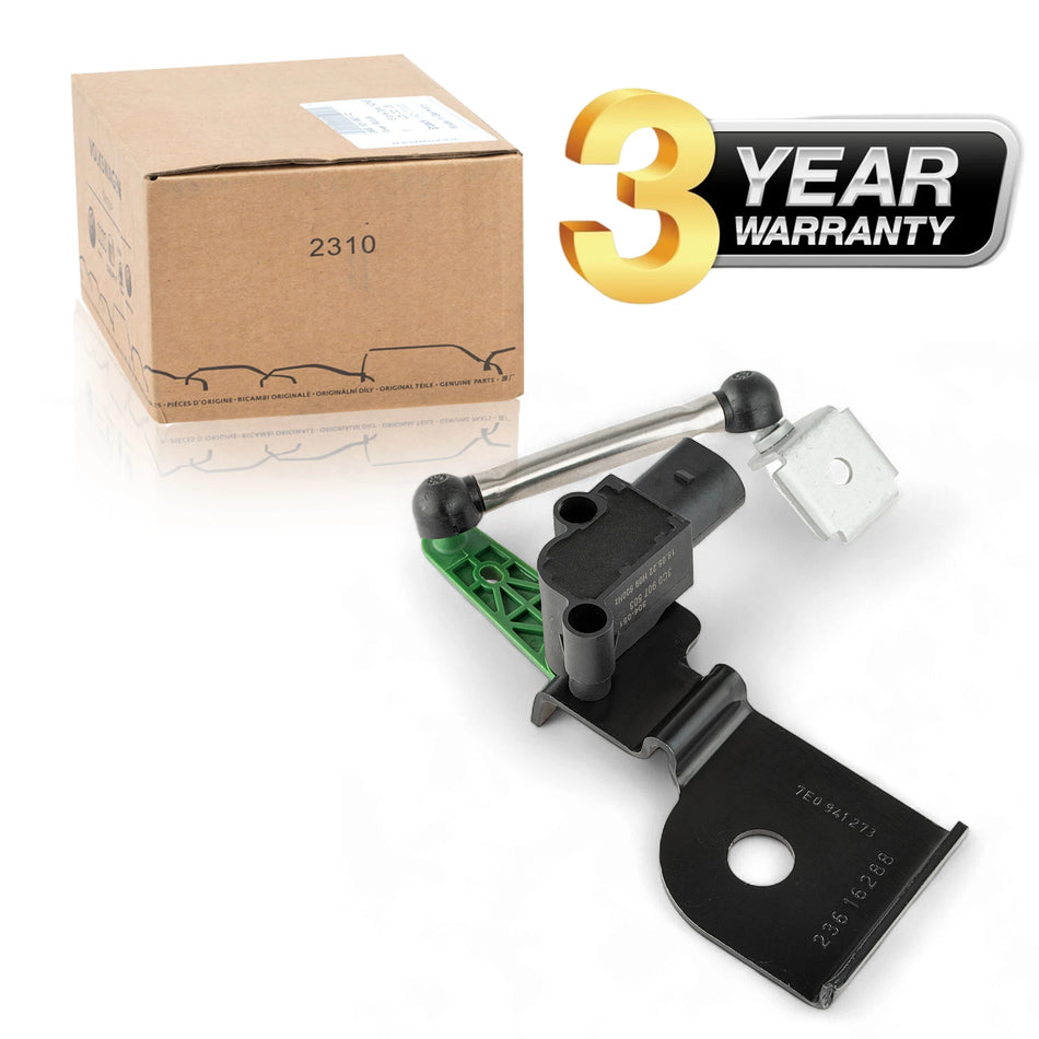 Senzor úrovně předního světlometu s GRP pouzdrem pro VW Caravelle T5/T6 Multivan Transporter T5/T6 2003-2019