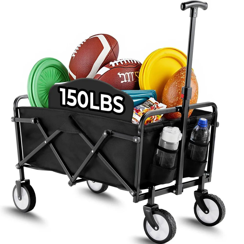 Складная тележка для кемпинга, портативная утилитарная тележка