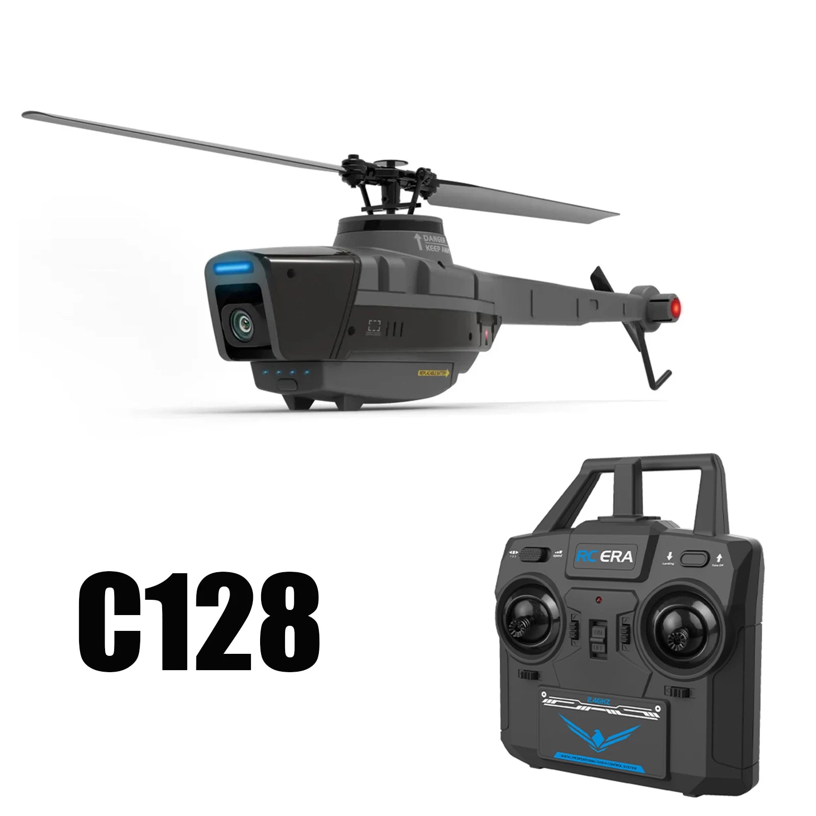 RC ERA C127AI Helicopter &ndash; 1080P Aerial Photography C128 RTF