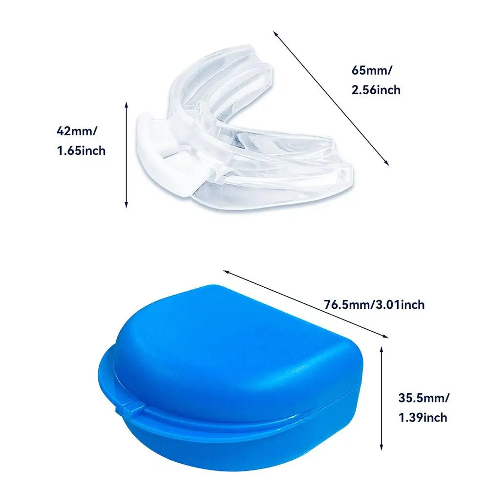 Stop Snoring Bruxism Silicone Mouth Guard &ndash; Comfortable Fit