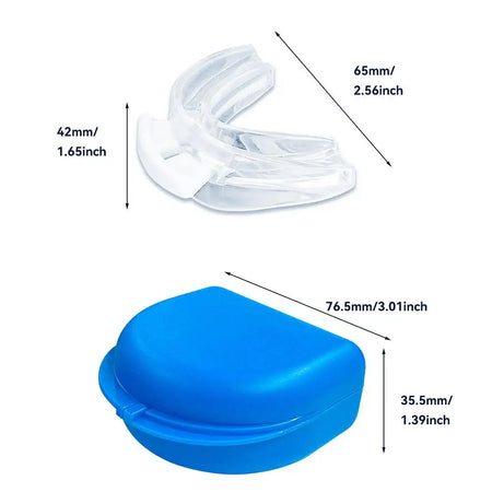Stop Snoring Bruxism Silicone Mouth Guard &ndash; Comfortable Fit