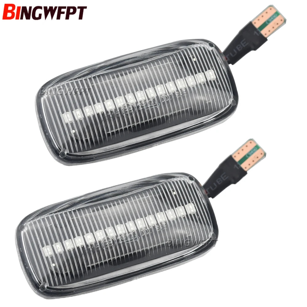 2x Flowing LED Side Marker Dynamic Turn Signal Light Lamp For Nissan Maxima Skyline R34 Almera N15 N16 Pulsar Primera P11 P12 by InterCyprus Trading Ltd