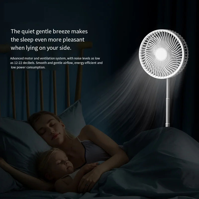 Retractable USB Foldable Mini Fan &ndash; Adjustable High Low