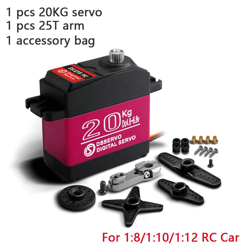 High-Speed Waterproof Metal Gear Digital Servo for RC Cars (20Kg-40Kg) DS3218 Pro-270