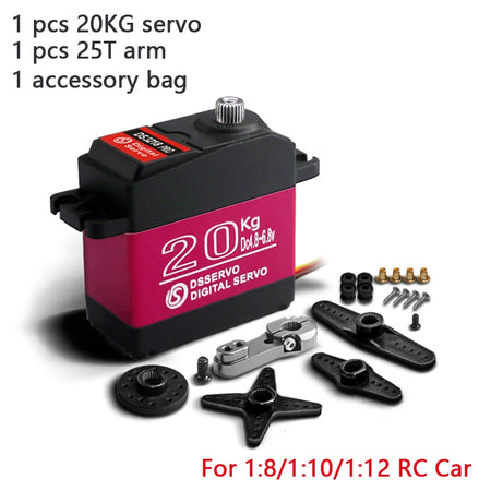 High-Speed Waterproof Metal Gear Digital Servo for RC Cars (20Kg-40Kg) DS3218 Pro-270