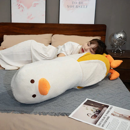 Cute Long Strip Banana Duck Plush Toy