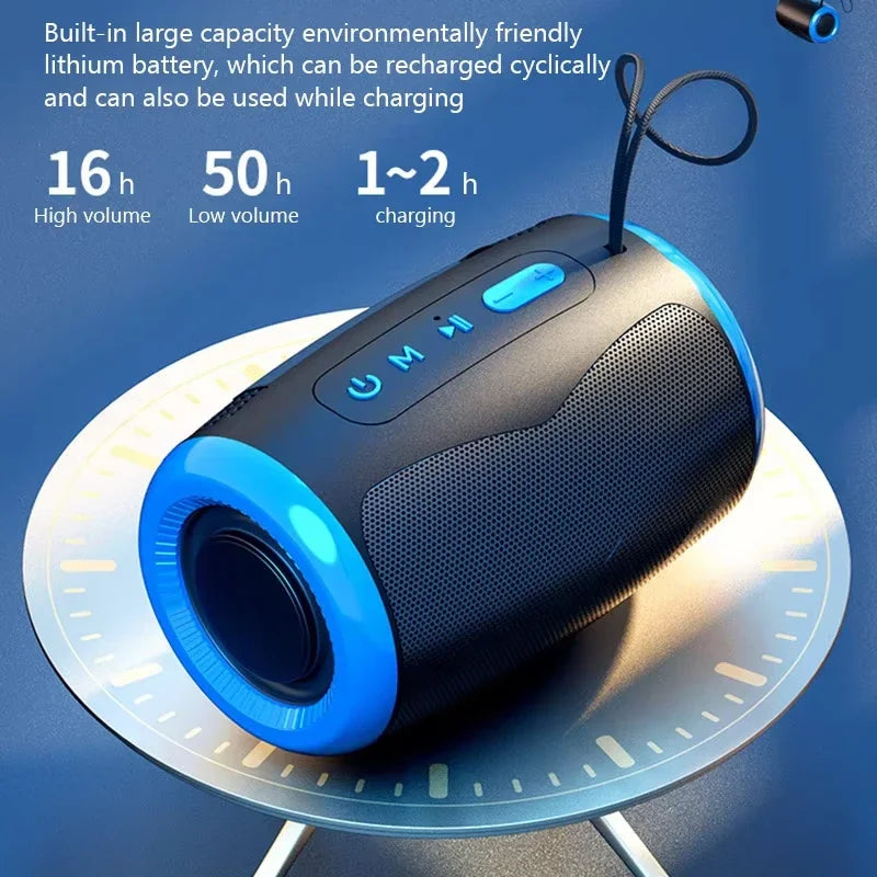 TSN-1 Wireless Waterproof Bluetooth Portable Speaker with TWS Stereo Sound