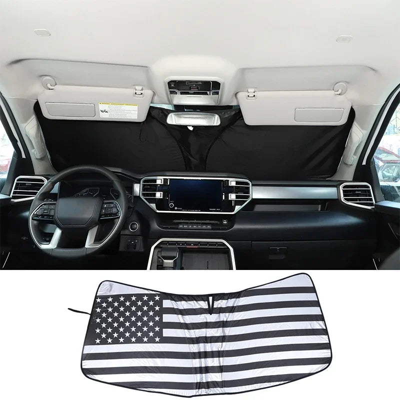 Προστατευτικό ηλίου από αλουμίνιο για παρμπρίζ Toyota Tundra Sequoia 2022 και νεότερα