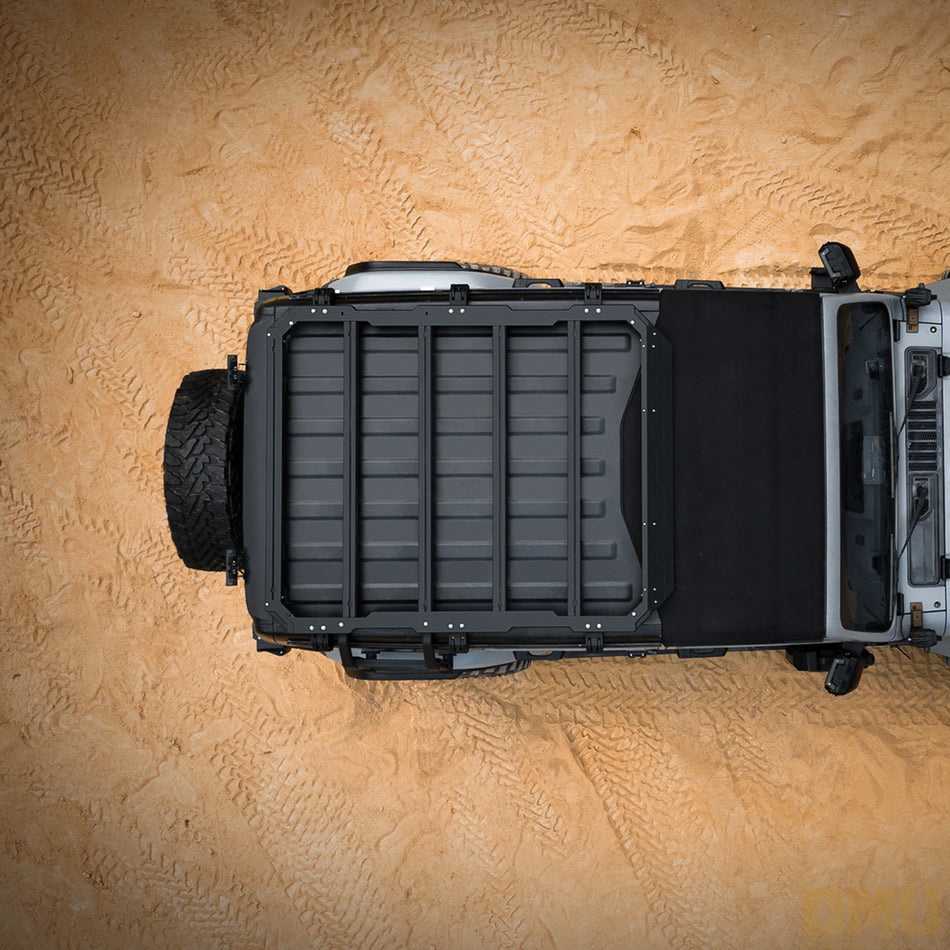 Jeep Wrangler JL un Gladiator JT jumta bagāžnieks, alumīnijs no OMU Genesis