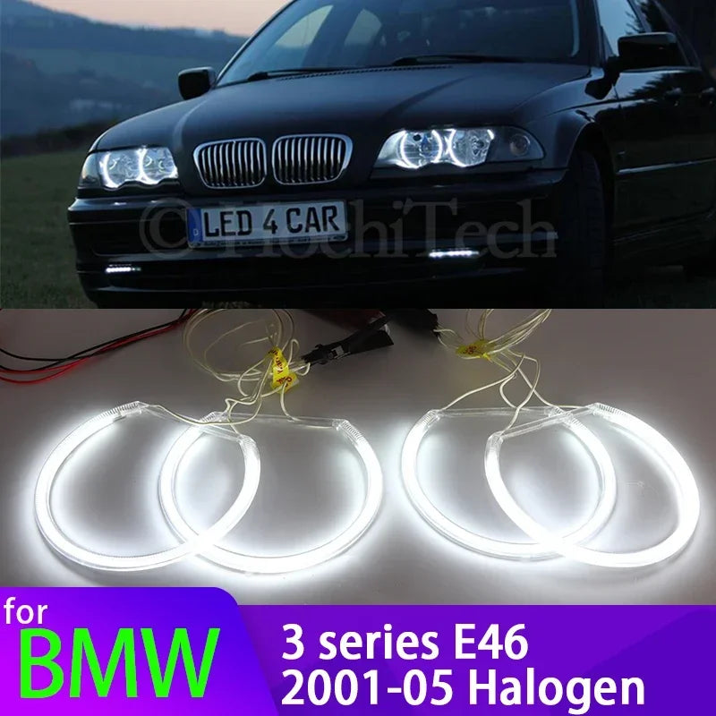 Anelli halo CCFL Angel Eyes per BMW Serie 3 E46