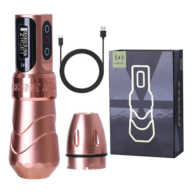 YILONG MAX Tattoo Machine Cartridge Pen &ndash; 2400mAh Battery frosted gold