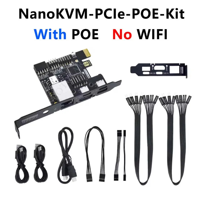 Sipeed NanoKVM Series - USB, PCIe &amp; FULL Versions for Seamless Integration With POE-No WIFI