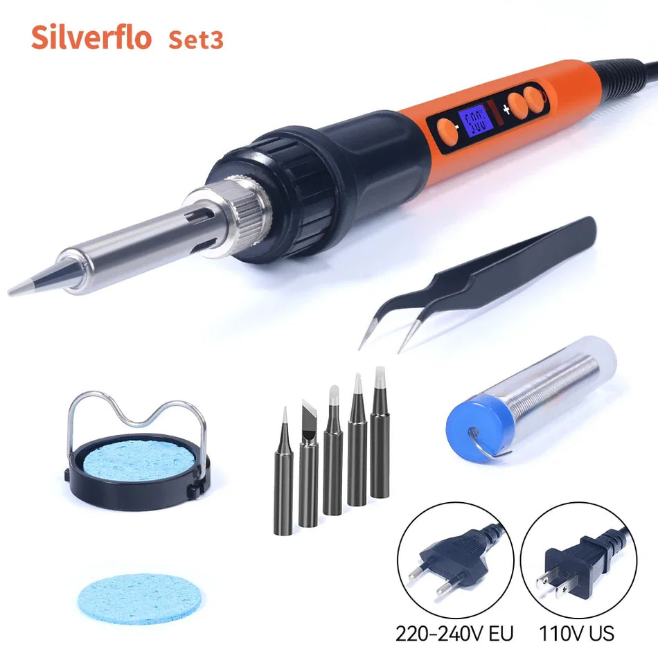 928D-I Digital Soldering Iron Kit &ndash; Temperature Adjustable