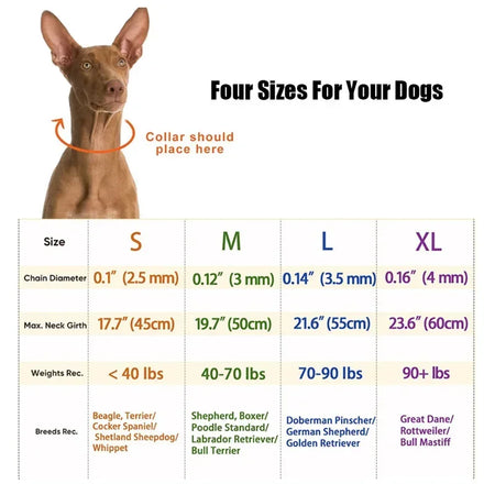 NoEnName_Null Adjustable Prong Dog Training Collar with Quick Release Buckle &amp; Nylon Cover