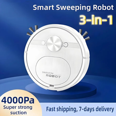 Smart Sweeping Robot Vacuum 3 In 1 - Pet Hair Power