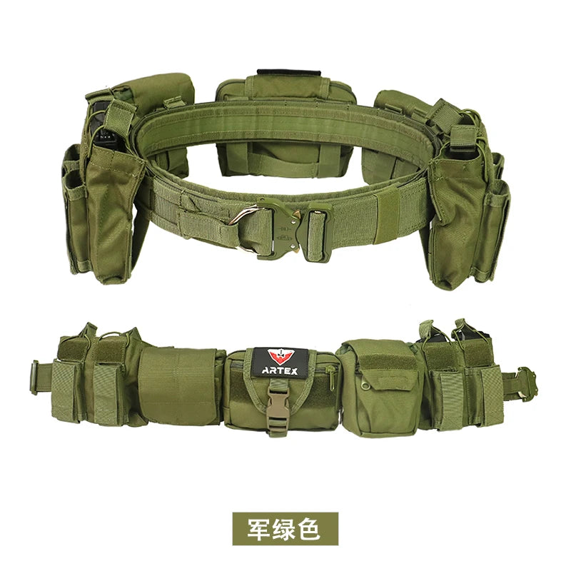 Artex AY-2002 Multi-Function Belt &ndash; All Terrain Utility Belt Green
