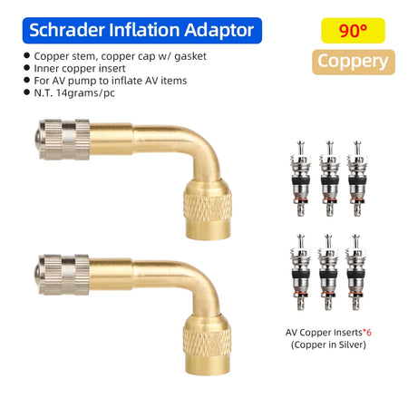 Deemount Fork AV Valve Extender &ndash; Durable Aluminum Alloy Design 90D GD2p AAC6p / CHINA