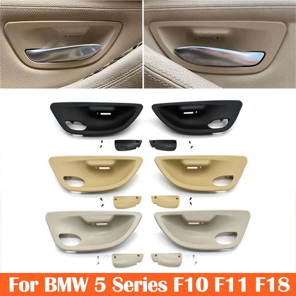 Interior Door Panel Opening Handle Bowl With Ambient Mood Light For BMW F10 F11 F18 2010 To 2017