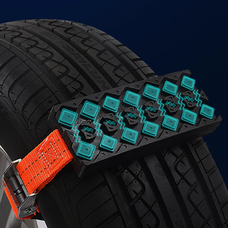 Snow Mud Ice Tire Chain Straps &ndash; Non Slip PU Anti Skid