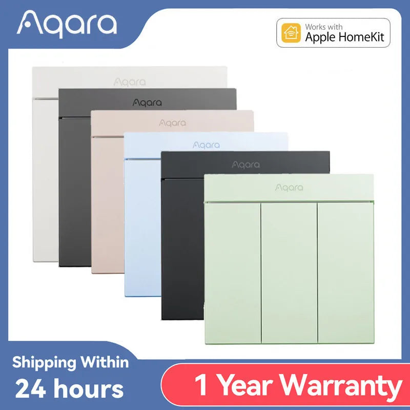 Inteligentný Zigbee nástenný vypínač pre Aqara H1M s Homekit