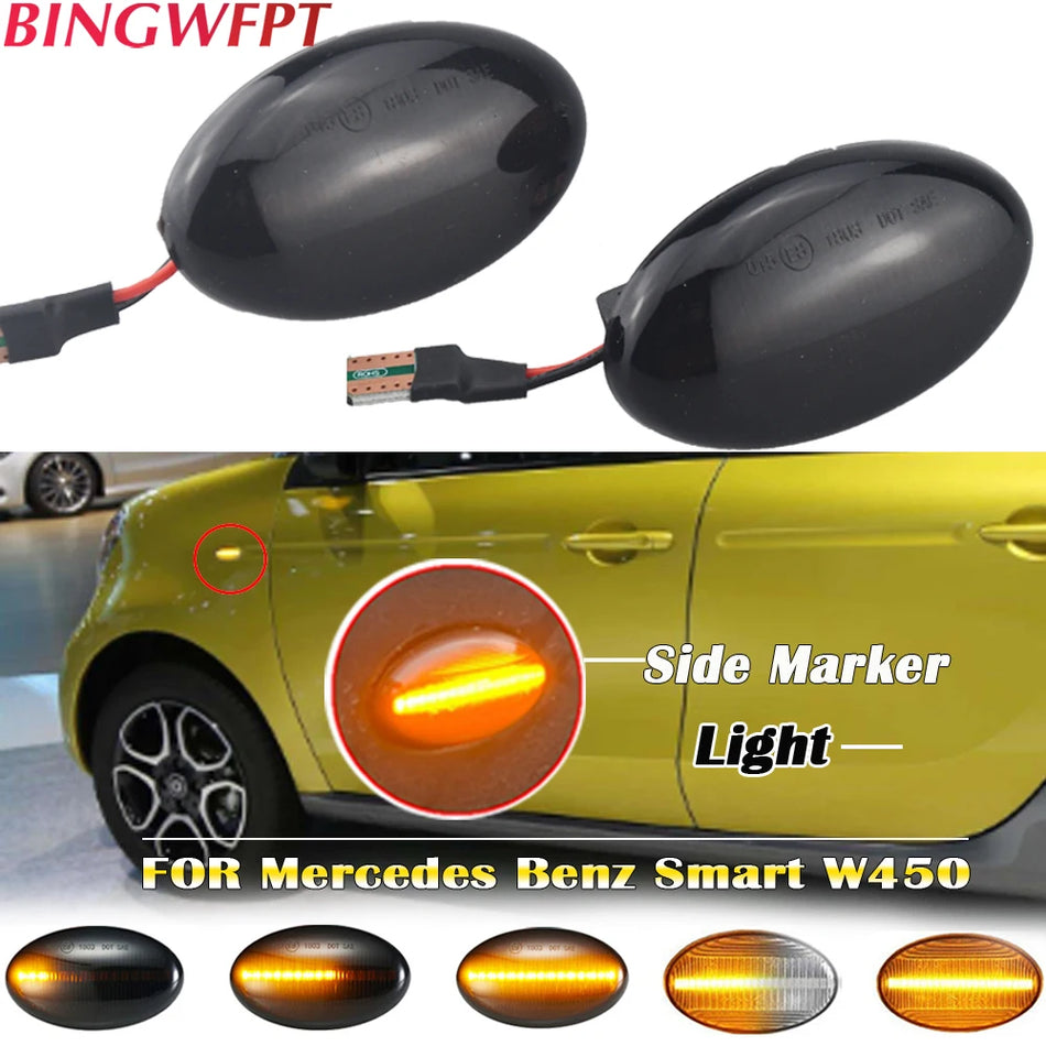Dinamisks LED pagrieziena signāla gaisma Mercedes-Benz A-Class W168 W639 Citan