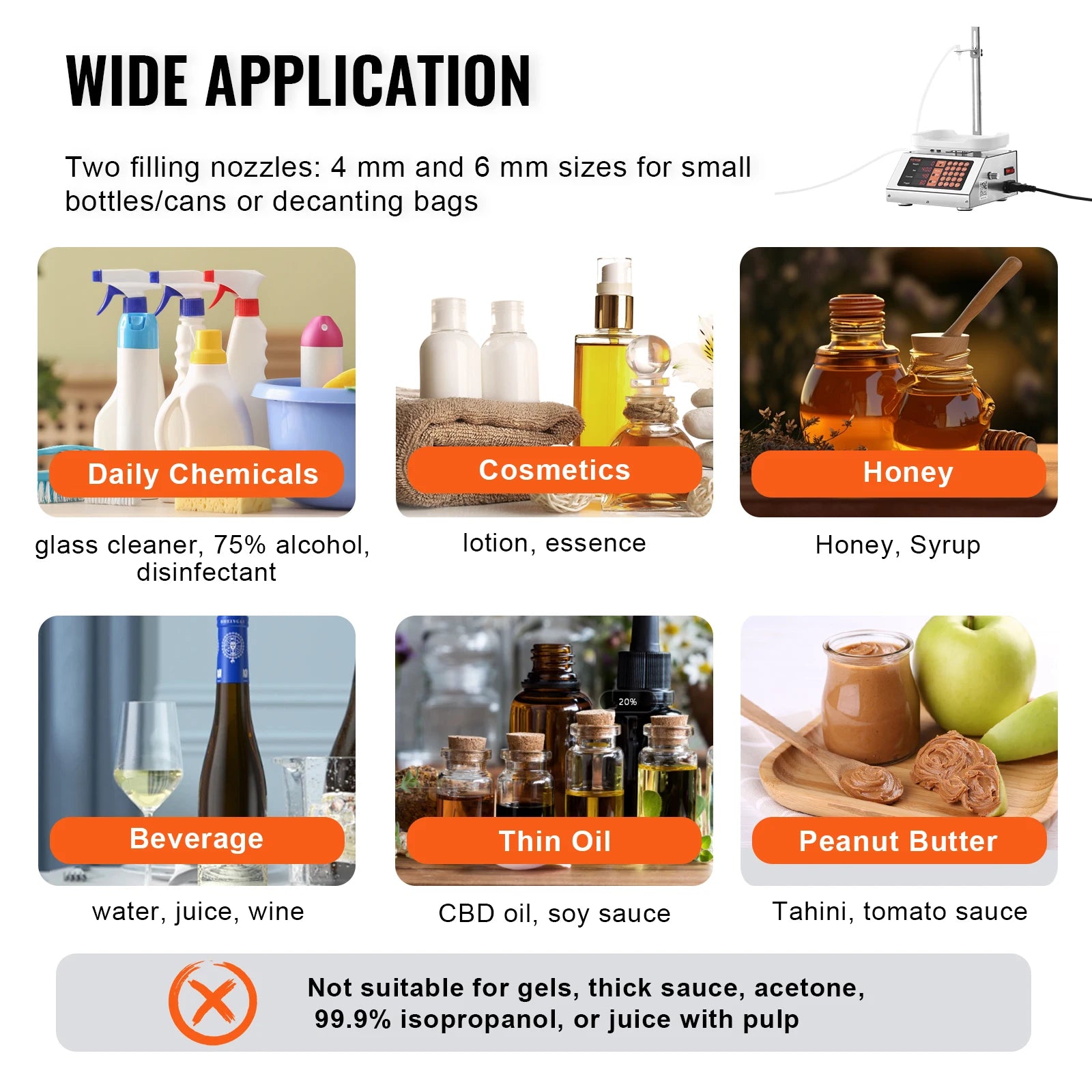 SucceBuy 5-50g/5-300g Liquid Filling Machine &ndash; Smart Control