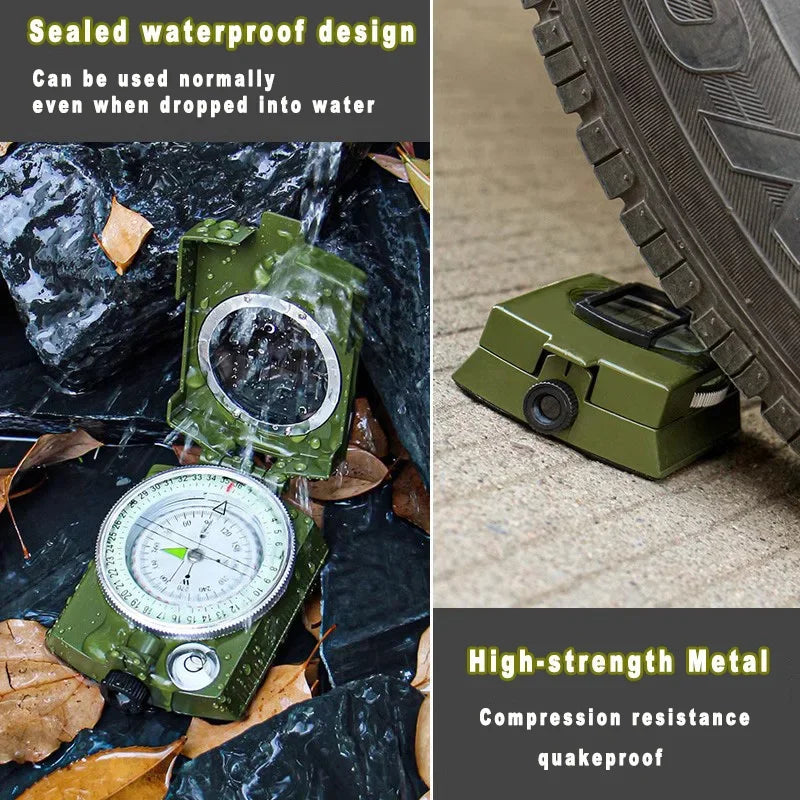 Multifunctional Tactical Survival Compass &ndash; Waterproof