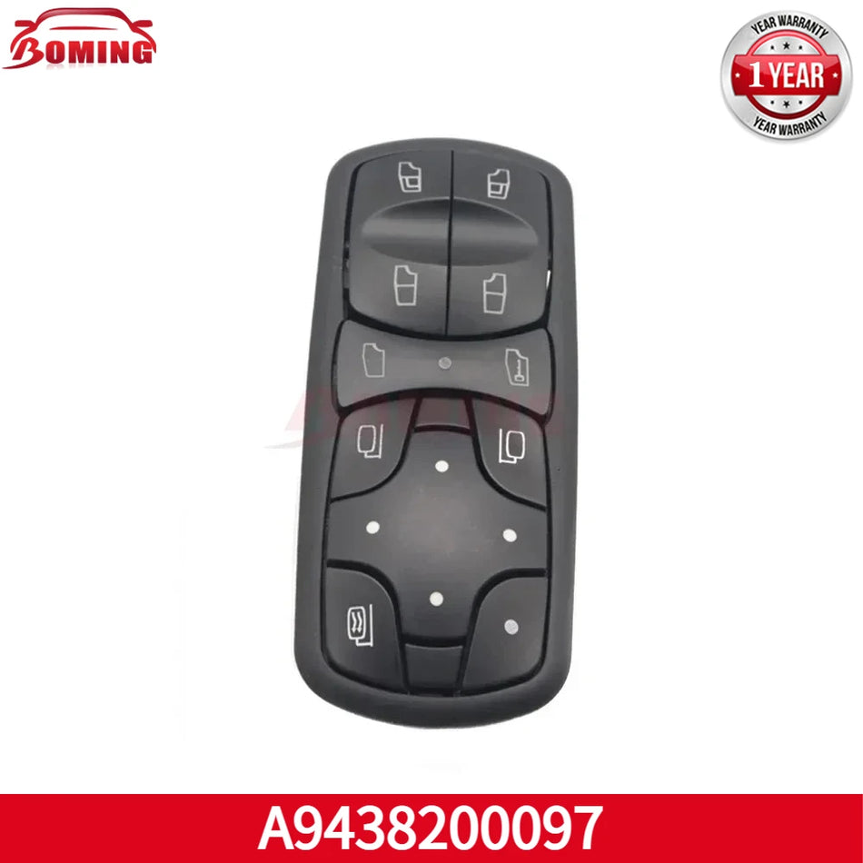 Power Window Control Master Switches for Mercedes-Benz Actros 2/3