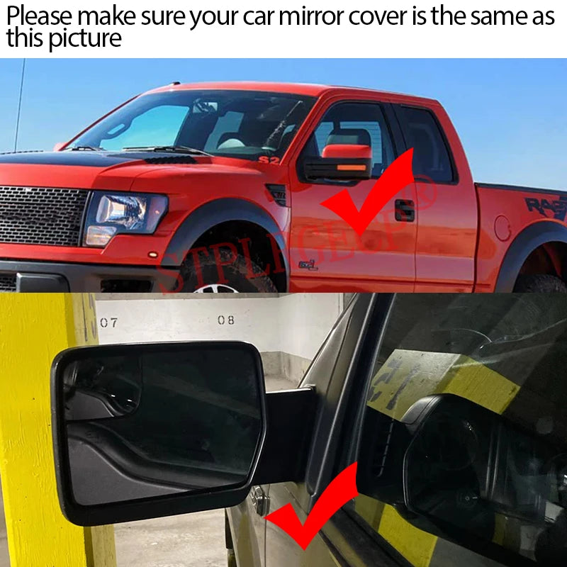 Oglindă de ușă cu sticlă încălzită pentru Ford F150 F-150 XL STX XLT FX2 FX4 2011-2014
