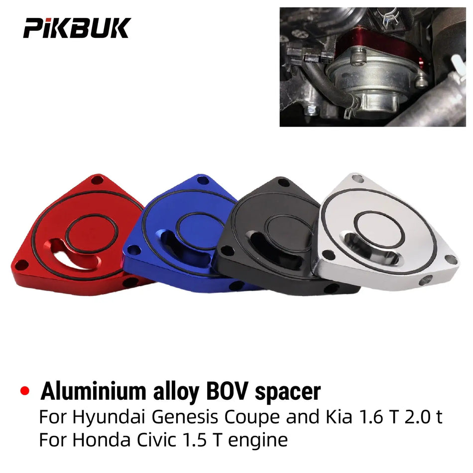 PIKBUK Aluminium Alloy BOV Spacer For Hyundai Genesis Coupe And Kia 1.6 T 2.0 T For Honda Civic 1.5 T Engine by InterCyprus Trading Ltd