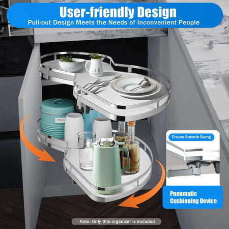 Corner Shelves for Cabinet Storage - Space Saving Design