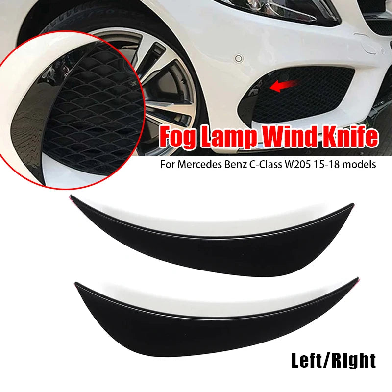 Capac de ventilație pentru bara de protecție frontală, din plastic ABS, pentru Mercedes-Benz C-Class W205