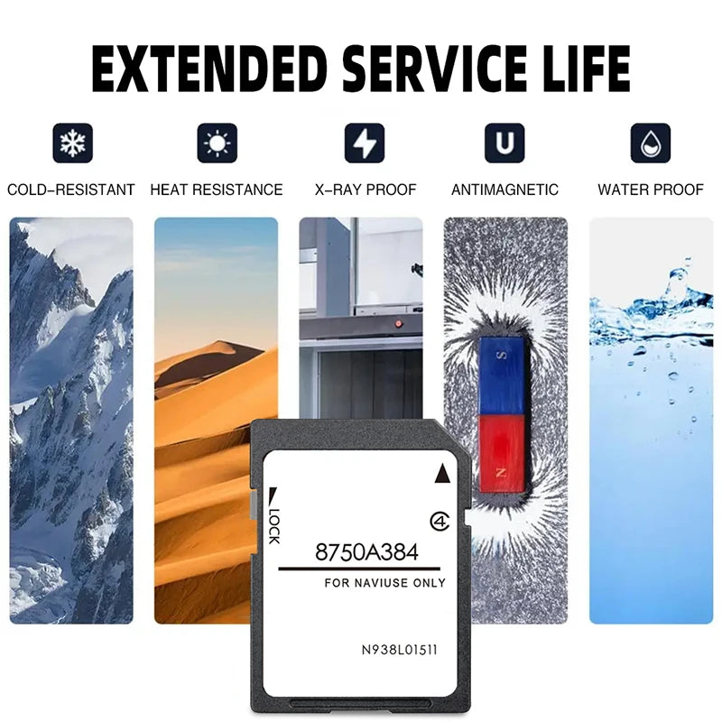 MMCS Mitsubishi 8750A384 Navigation SD Card EU &ndash; Anti Fog