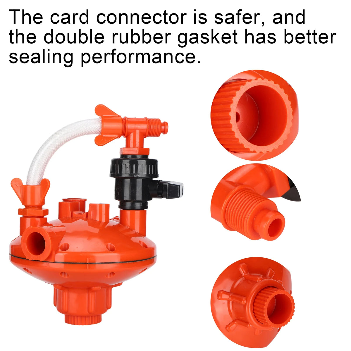 Water Pressure Regulator &ndash; Double Safety Card Connector