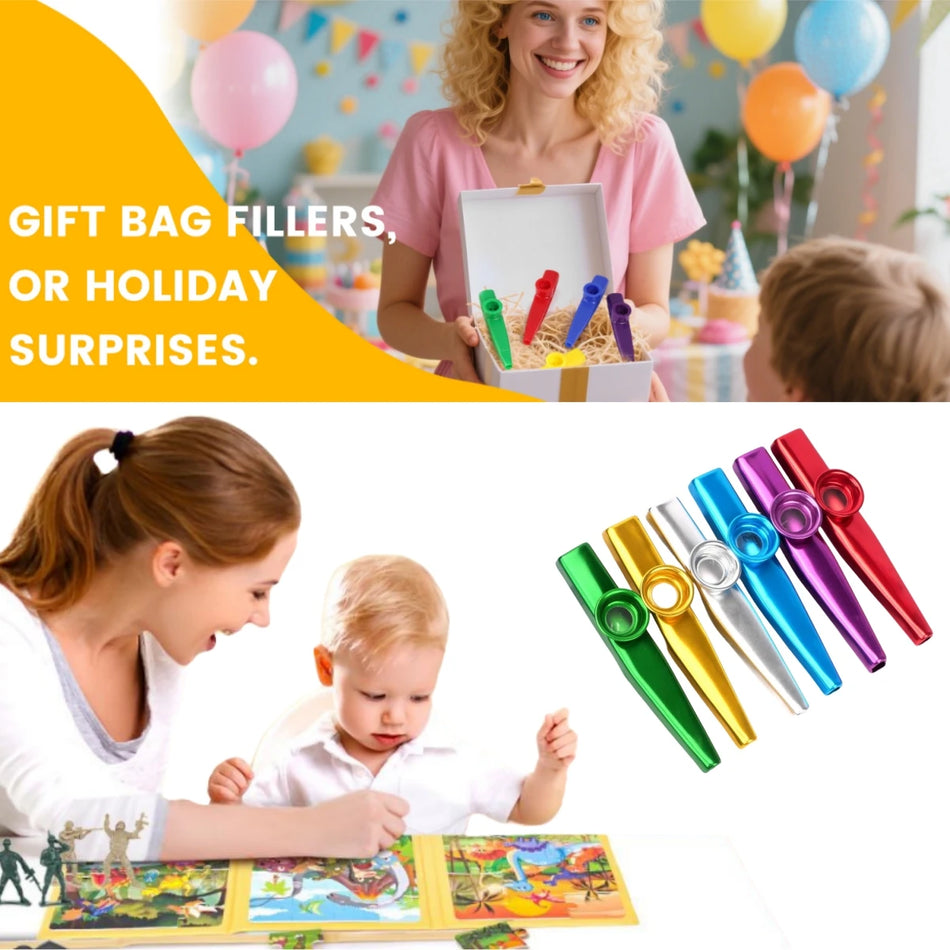 Miwayer Metal Kazoo &ndash; Easy to Play with Clear, Bright Tone