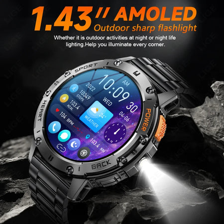 Android iOS AMOLED Smart Watch Men &ndash; Ultra Lightweight