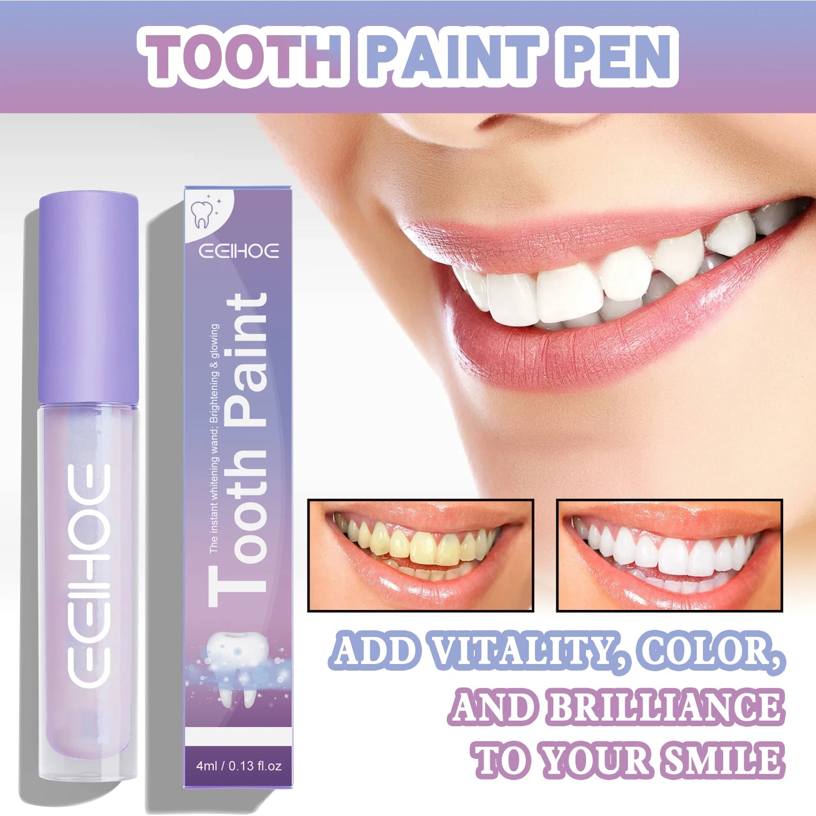Teeth Whitening Paint Kit &ndash; Instant Natural Whitening