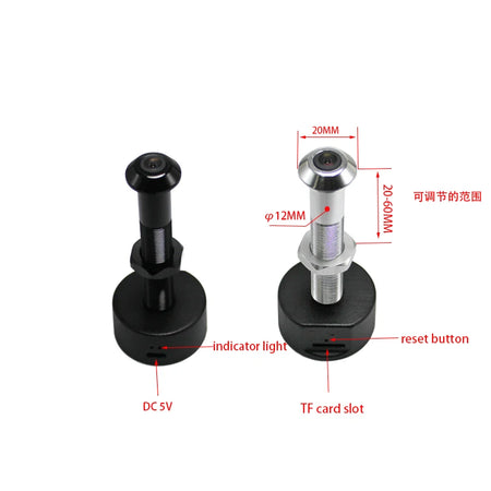 Tuya Wide Angle Fisheye WiFi Cat Eye Smart Home Camera