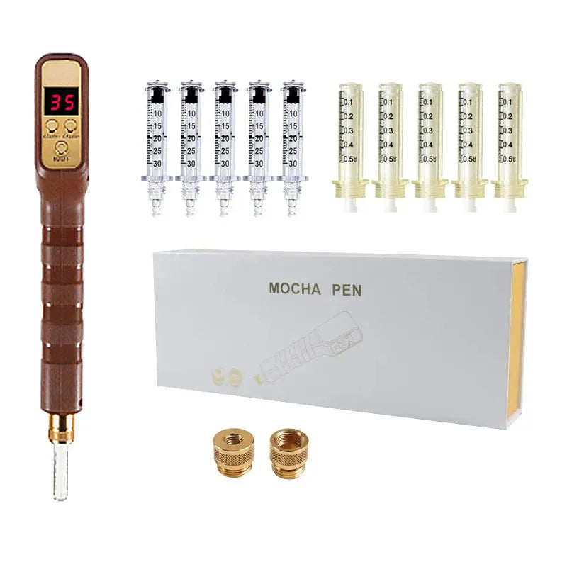 2-in-1 Electric Hyaluronic Pen Kit for Lip Injections, Needle-Free