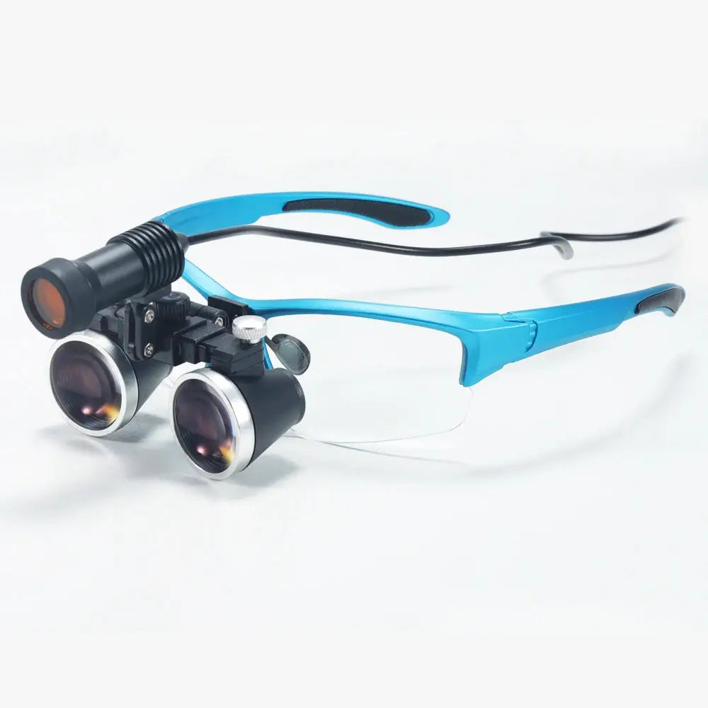 Dental Loupes 2.5/3.5X Magnifier Lab Medical Magnification Binocular Magnifier Headlight Headlamp 5W Seperately Cloth Packaging by InterCyprus Trading Ltd