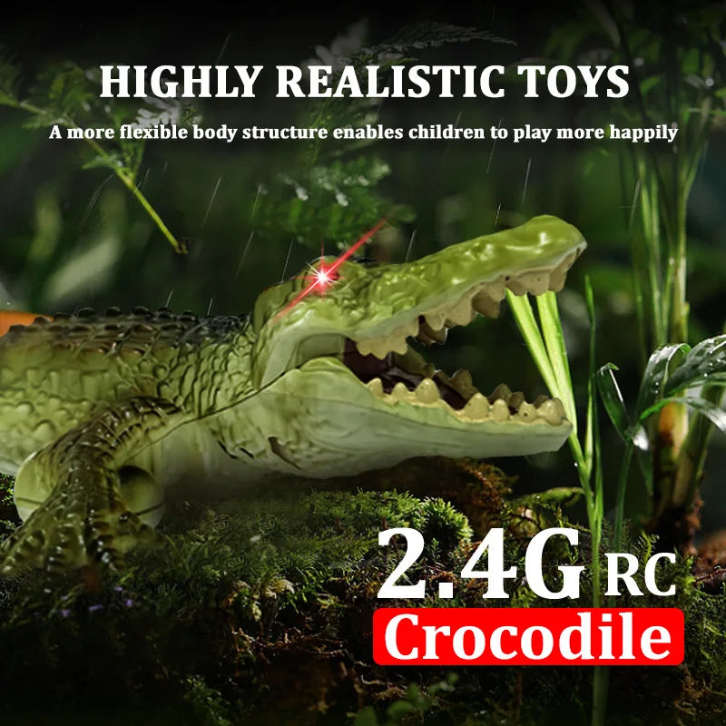 Rc Animals Crocodile Model &ndash; Waterproof Remote Control Fun