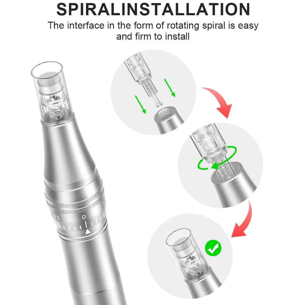 Mas.pen Wireless Derma Pen Microneedling Kit &ndash; Rechargeable