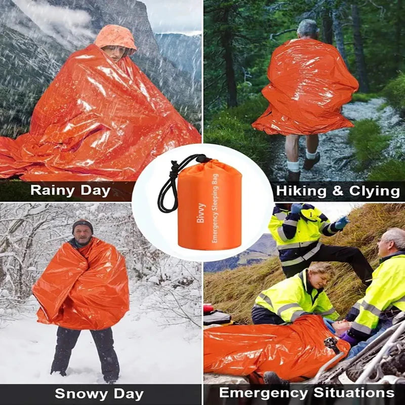 Waterproof Lightweight Thermal Emergency Bivy Sack &ndash; Warmth
